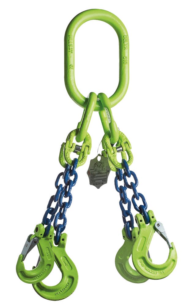 Hijsketting klephaken 6,7 ton, Grade 100