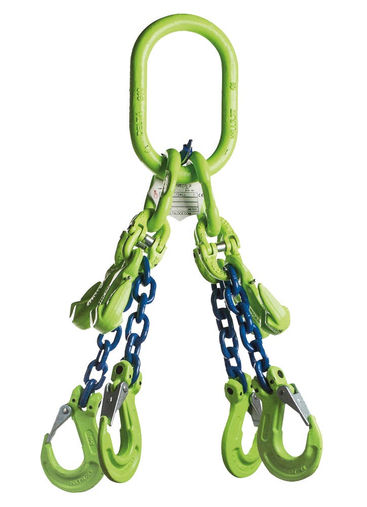 Hijsketting inkorthaken en klephaken 4,25 ton, Grade 100