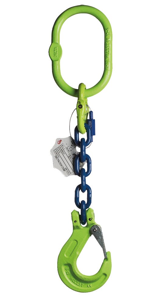 Hijsketting met klephaak 6,7 ton, Grade 100