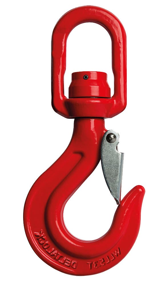 Wartelooghaak met klep en lager