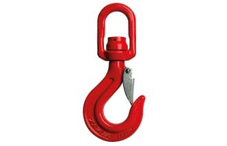 Wartelooghaak met klep en lager