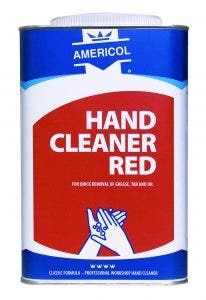 Klassieke rode handzeep.